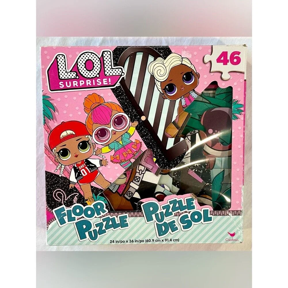 LOL Surprise 46pc Floor Puzzle by Cardinal 24x36 Complete Set with Box